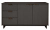 Granville Modern 55\" Sideboard in Charcoal Gray Buffet 