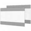 Outsunny Pergola Curtains With Large Windows For 10' X 10' Pergola, 2 Pack