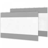 Outsunny Pergola Curtains With Large Windows For 10' X 10' Pergola, 2 Pack