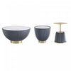 Anderson Modern 3-Piece Coffee Table & End Table Set in Gray 