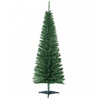 Homcom Pencil Christmas Tree, Slim Xmas Tree With Realistic Branches