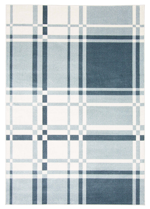 Roma Blue Machine Washable Area Rug - 5'0\" x 7'0\"