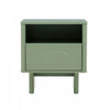 Ella Modern 20\" Nightstand in Sage Green (1-Drawer) 