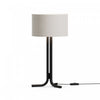 20\" Black Table Lamp with Cylindrical Shade 