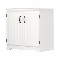 Farnel 2-Door Storage Cabinet - Pure White