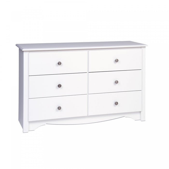 Monterey Kids 6-Drawer Dresser - White