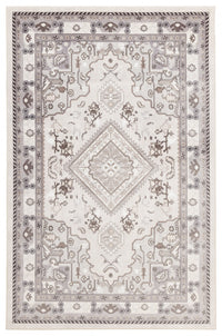 Oriana Traditional Beige Washable Rug 5'0