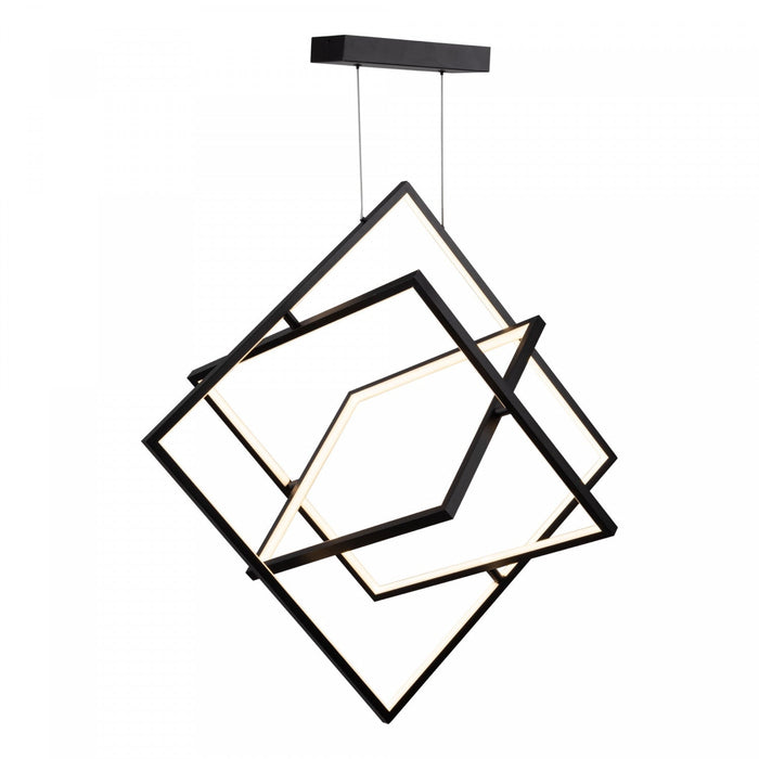 Graymar Black Integrated LED Chandelier