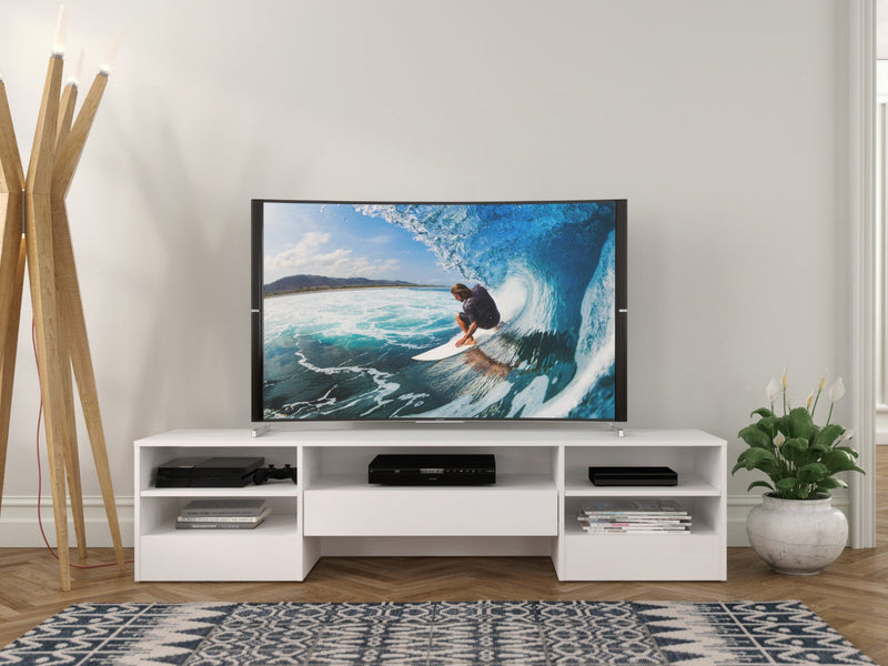 Nordika Rustik 72\" TV Stand - White 