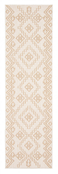Panacea Taupe Area Rug - 2'6\" x 8'0\"