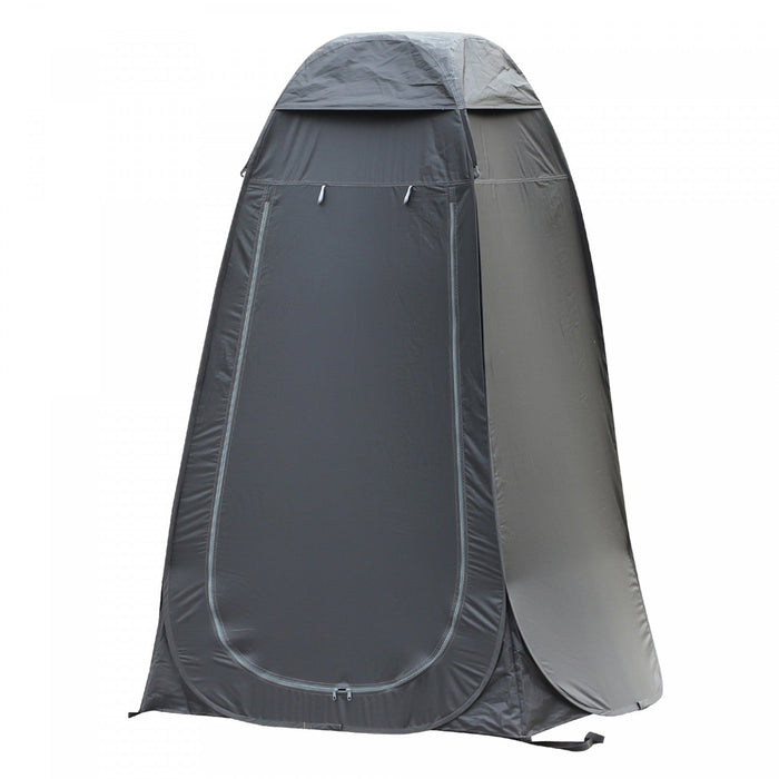 Outsunny Pop Up Shower Tent, Outdoor Privacy Changing Dressing Room, Black
