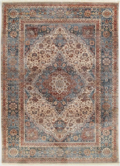 Irina Traditional 9'0\" x Area Rug in Multi Indoor Area Rug 