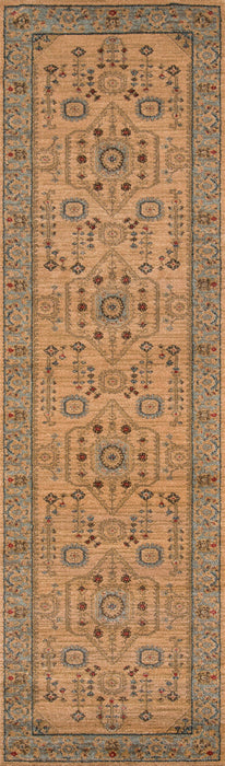 Lynda Traditional 2'3\" x 7'6\" Runner Rug in Ivory Indoor Area Rug 