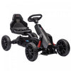 Aosom Go Kart For Kids, Pedal Car With Adjustable Seat, Forward, Backward, Handbrake, Shock Absorpti