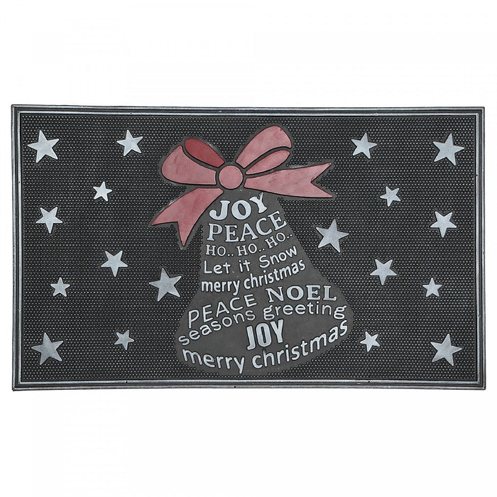 Rubber Bell Wishes Floormat