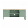 Landen Modern 47\" Metal Storage Cabinet in Sage Green Armoire 