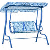 Outsunny 2-seat Kids Porch Swing Chair, Children Outdoor Patio Furniture Lounge Chair For Garden, Wi