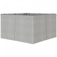 Outsunny Replacement Gazebo Curtains With Zipper, 4-panel Universal Gazebo Privacy Sidewall For Most