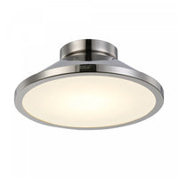 Lucida Nickel Integrated LED Flush Mount