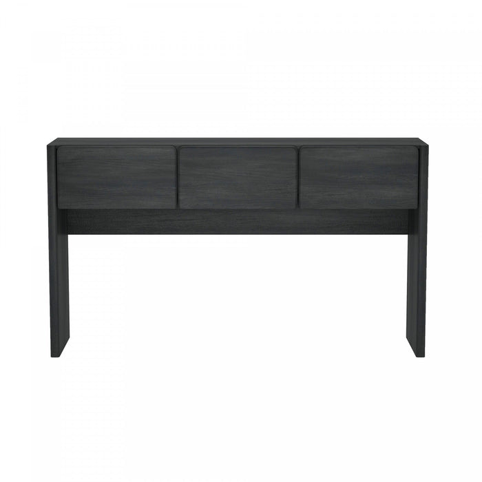 Linda Modern Console Table in Charcoal Gray Hall Table 