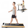 Goplus Walking Pad Under Desk Treadmill With Remote Control For Home/office Led Display