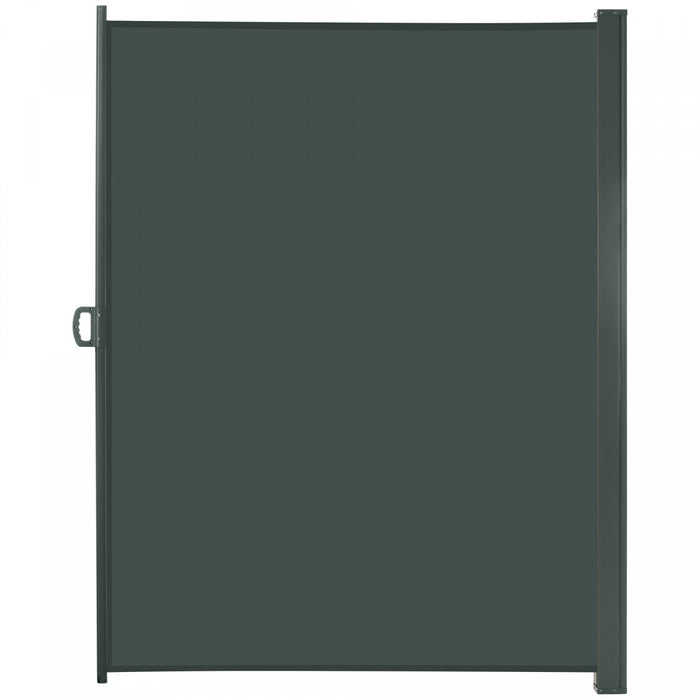 Outsunny 118\" X 79\" Retractable Side Awning Patio Outdoor Folding Privacy Screen With Resistance To 