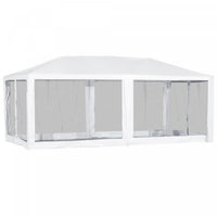 Outsunny 19'x9' Party Tent Gazebo Canopy Garden Sun Shade For Outdoor Event With Removable Mosquito 
