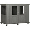Pawhut Dog Crate Furniture With Lockable Magnetic Door, Adjustable Feet, Indoor Dog Kennel End Table