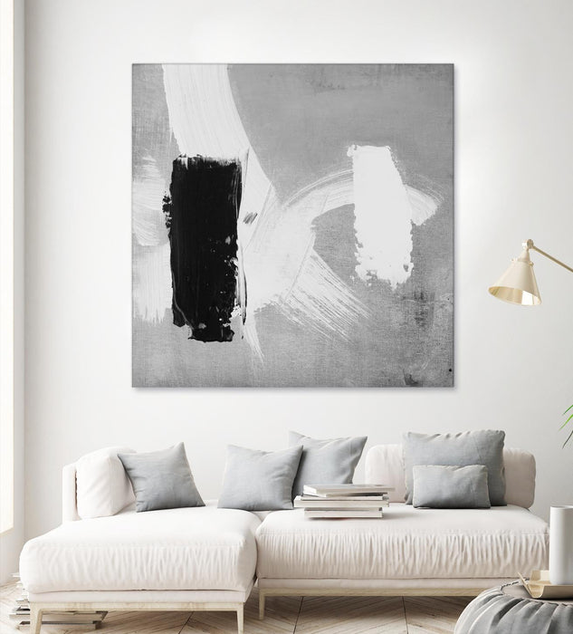 \"City Scene Ii\" Giant Art 54x54 Wall Art