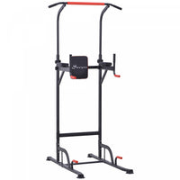Soozier Adjustable Power Tower With Pull Up And Dip Bar, Home Gym Workout