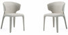 Manhattan Comfort Set of 2 Conrad Modern Woven Tweed Dining Chairs - Wheat