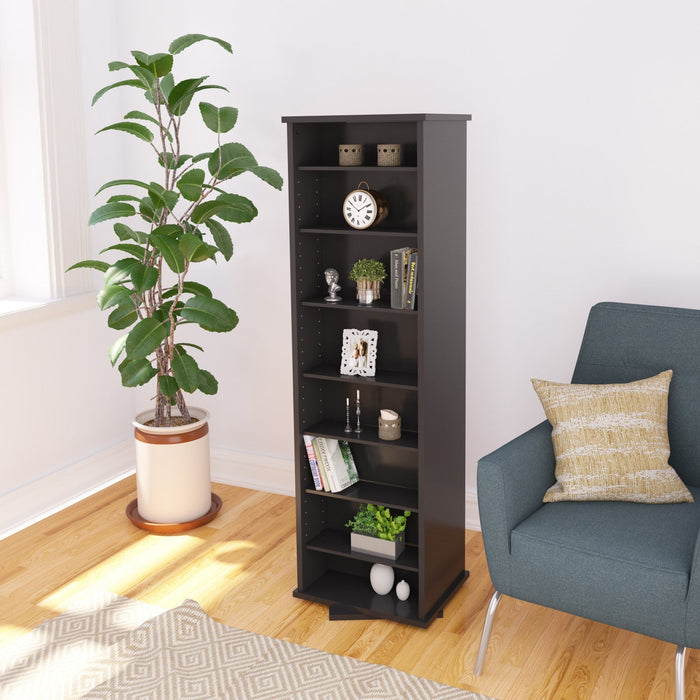 Two-Sided Spinning Tower - Black