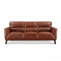 Hydeline Jake Leather Sofa - Brown 