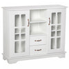 HOMCOM Buffet Cabinet with Drawers, Cupboard, Shelves, Kitchen Sideboard