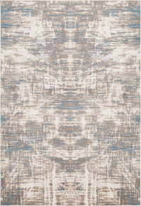 Shi Abstract Blue 4x6 Area Rug