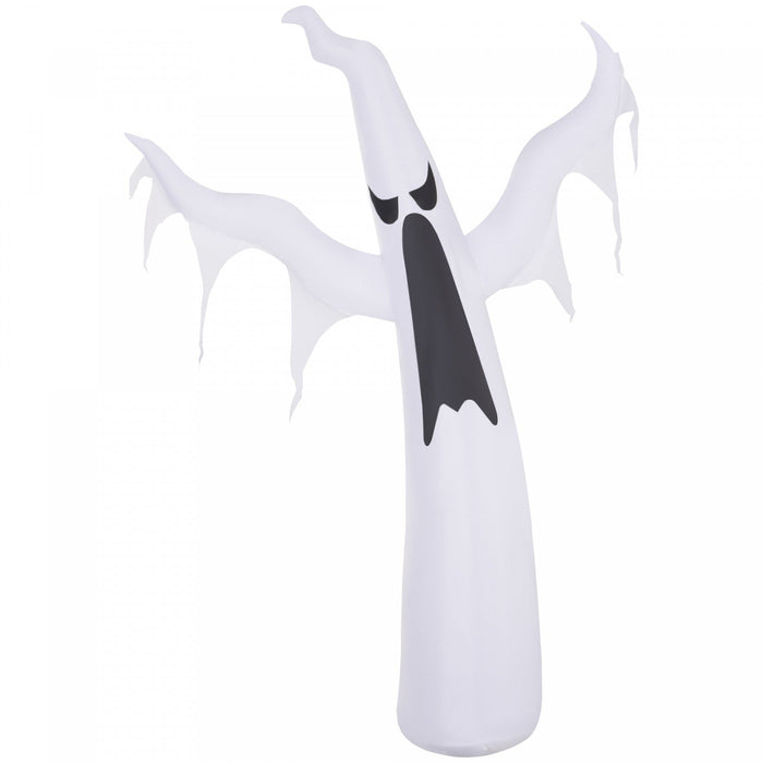 Homcom 6ft White Ghost Inflatable Halloween Decoration