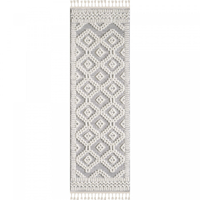 Quinto Moroccan Quatro Shag Area Rug - 2'7\" x 8'