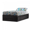 Fynn Twin Mates Bed With 3 Drawers - Grey Oak 