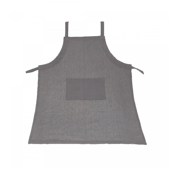 Polycotton Apron with Pocket Grey