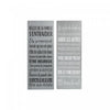 Wood Wall Art 'Regles Du Bonheur/famille' - Set of 2