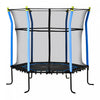 Soozier 63\" Kids Trampoline Mini Indoor/outdoor Bouncer Jumper With Enclosure Net Elastic Thick Padd