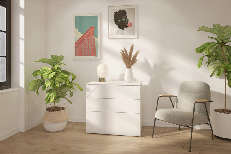 Nordika Atypik Filing Cabinet - White 