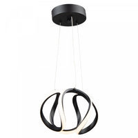 Mira 15 W LED Pendant Black 