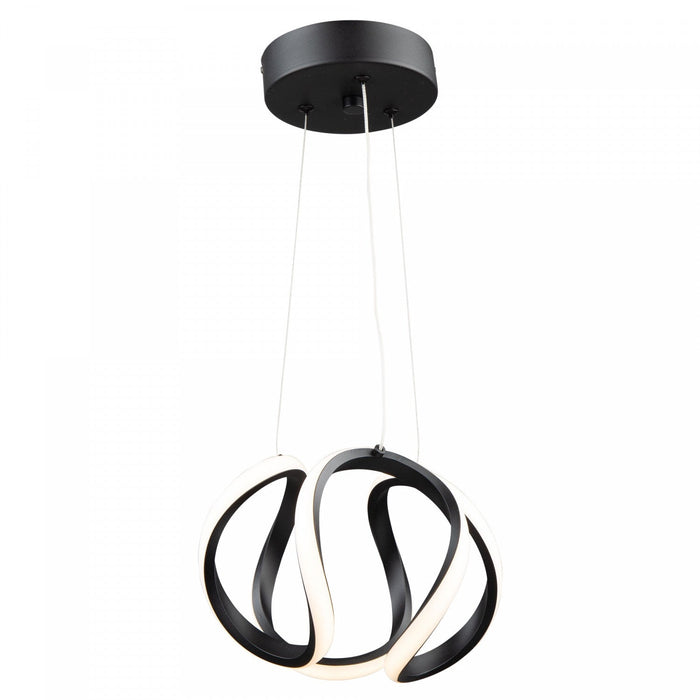 Mira 15 W LED Pendant Black 