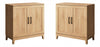 Modulr 1 Adjustable Shelf Accent Cabinet - Natural Oak 