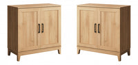 Modulr 1 Adjustable Shelf Accent Cabinet - Natural Oak 