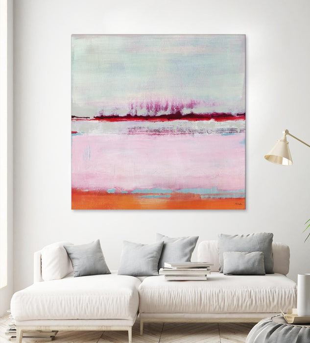 \"Persimmon Jump Ii\" Giant Art 54x54 Wall Art