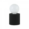 Dainolite Tonya 1 Light Table Lamp Matte Black