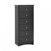 Sonoma Tall 6-Drawer Chest - Black