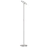 Dainolite LED Torchier Floor Lamp Satin Nickel Finish